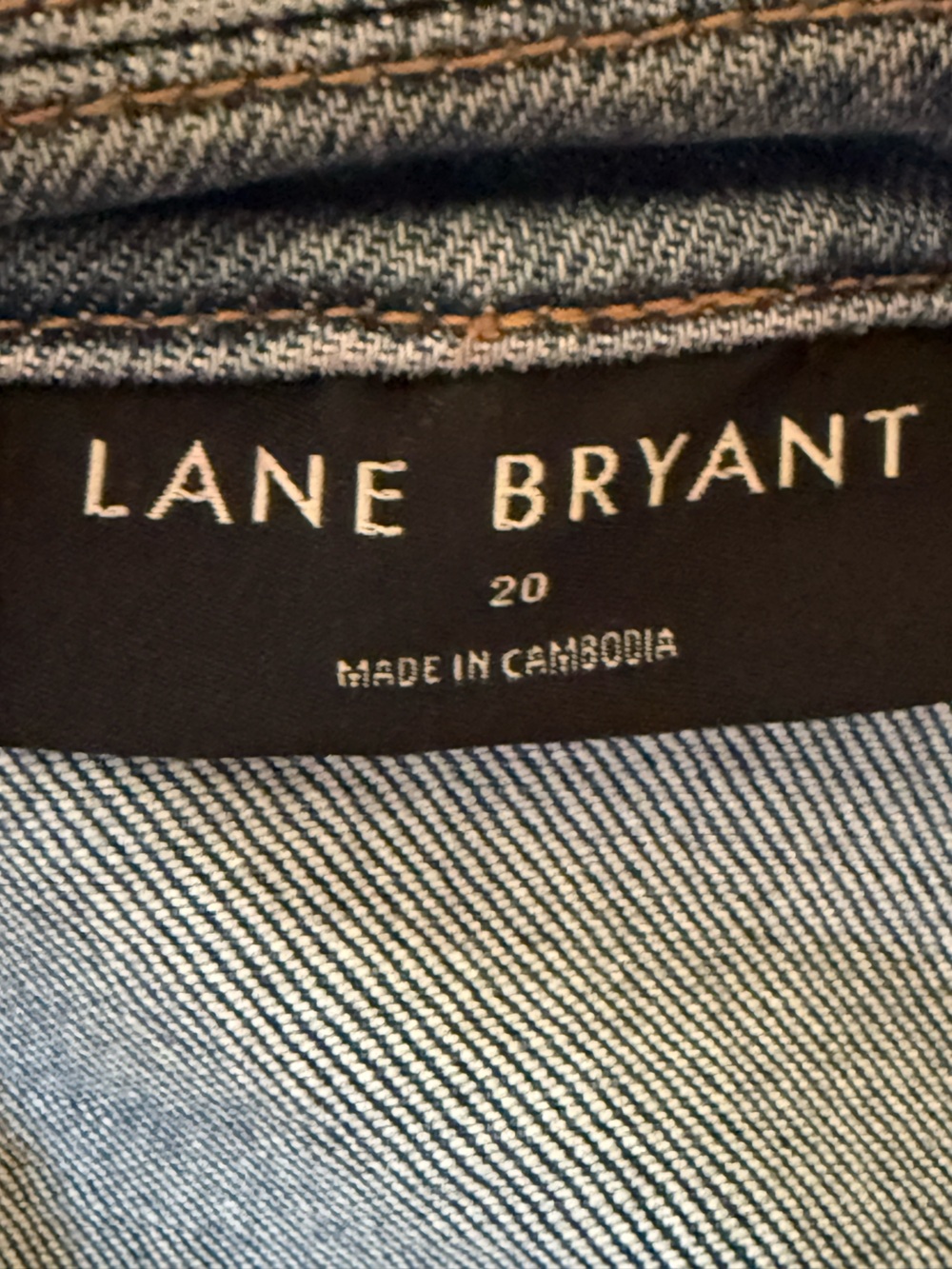 Lane Bryant Classic Blue Denim Jacket - Picture 3 of 3